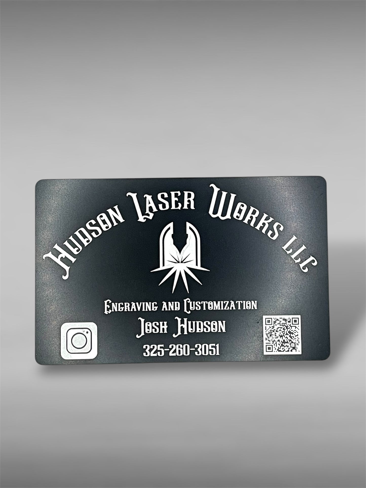 Thick metal business card