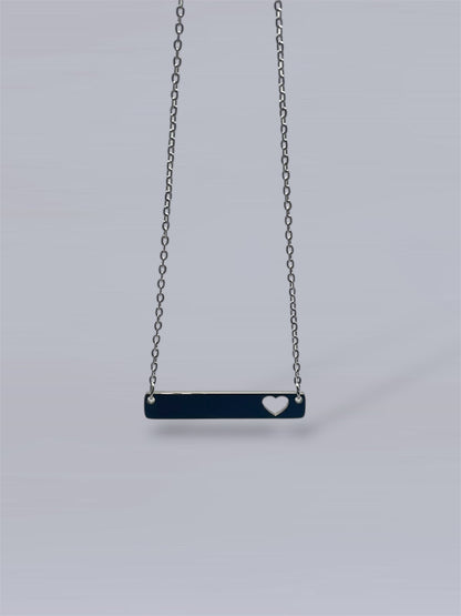 🩷Flat Bar Heart Necklace🩷